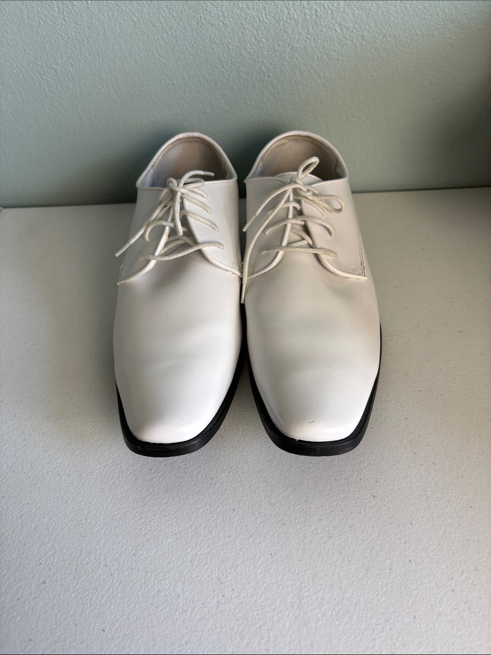 Joseph Abbound Men's White Formal Lace-Up Dress Shoes Size 13M